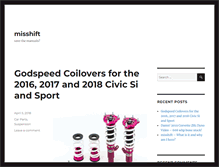 Tablet Screenshot of misshift.com